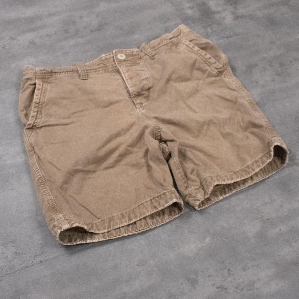 Vintage VTG Y2K 2000's 00's Abercrombie & Fitch Brown Baggy Relax Fit Short's
